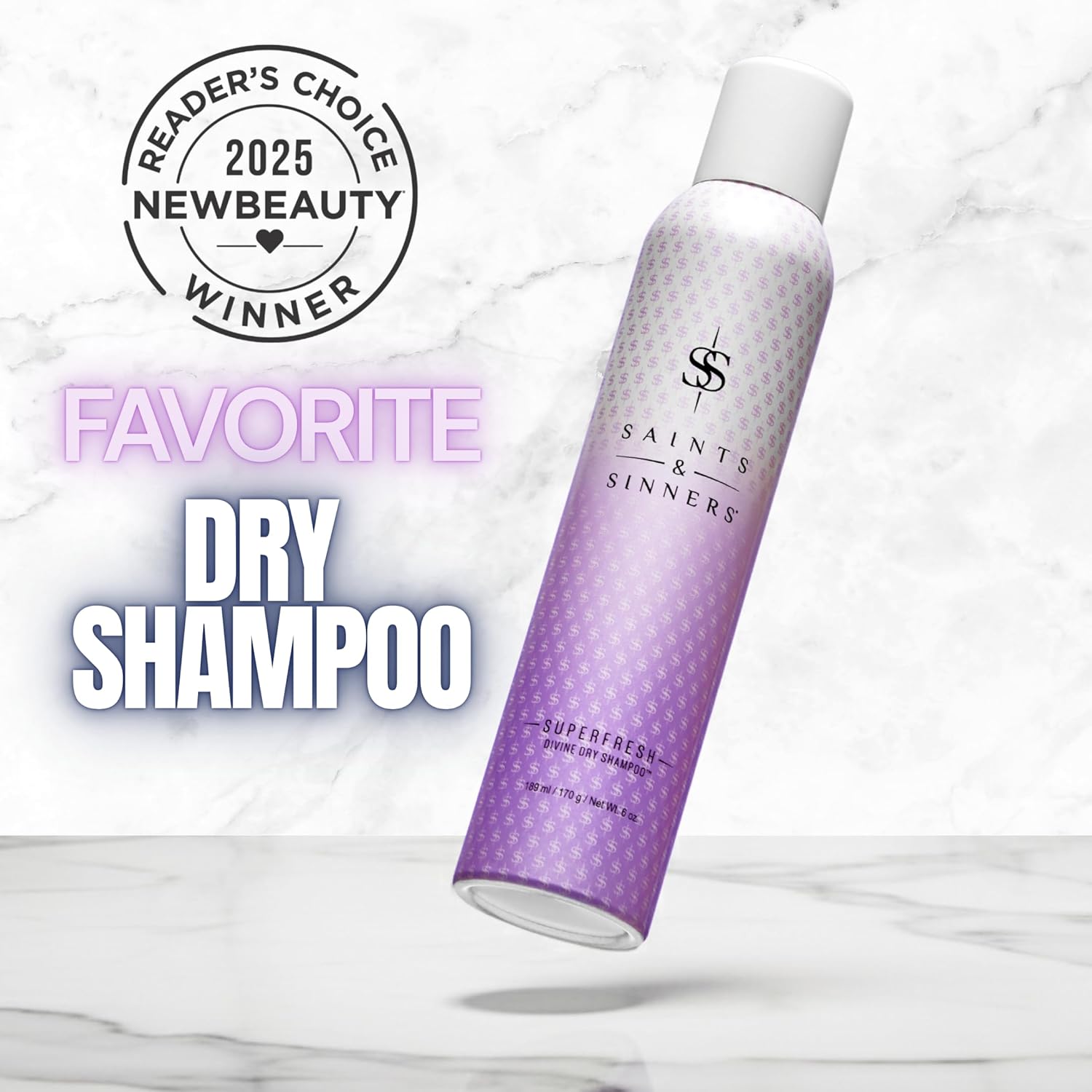 Saints & Sinners Award-Winning Superfresh Divine Dry Shampoo and Cleansing Hair Refresher for All Hair Types - Image 3