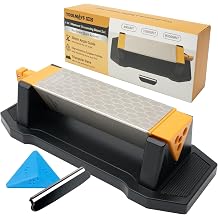 Diamond Sharpening Stone Knife 400/1000/8000 3-Sided Grit