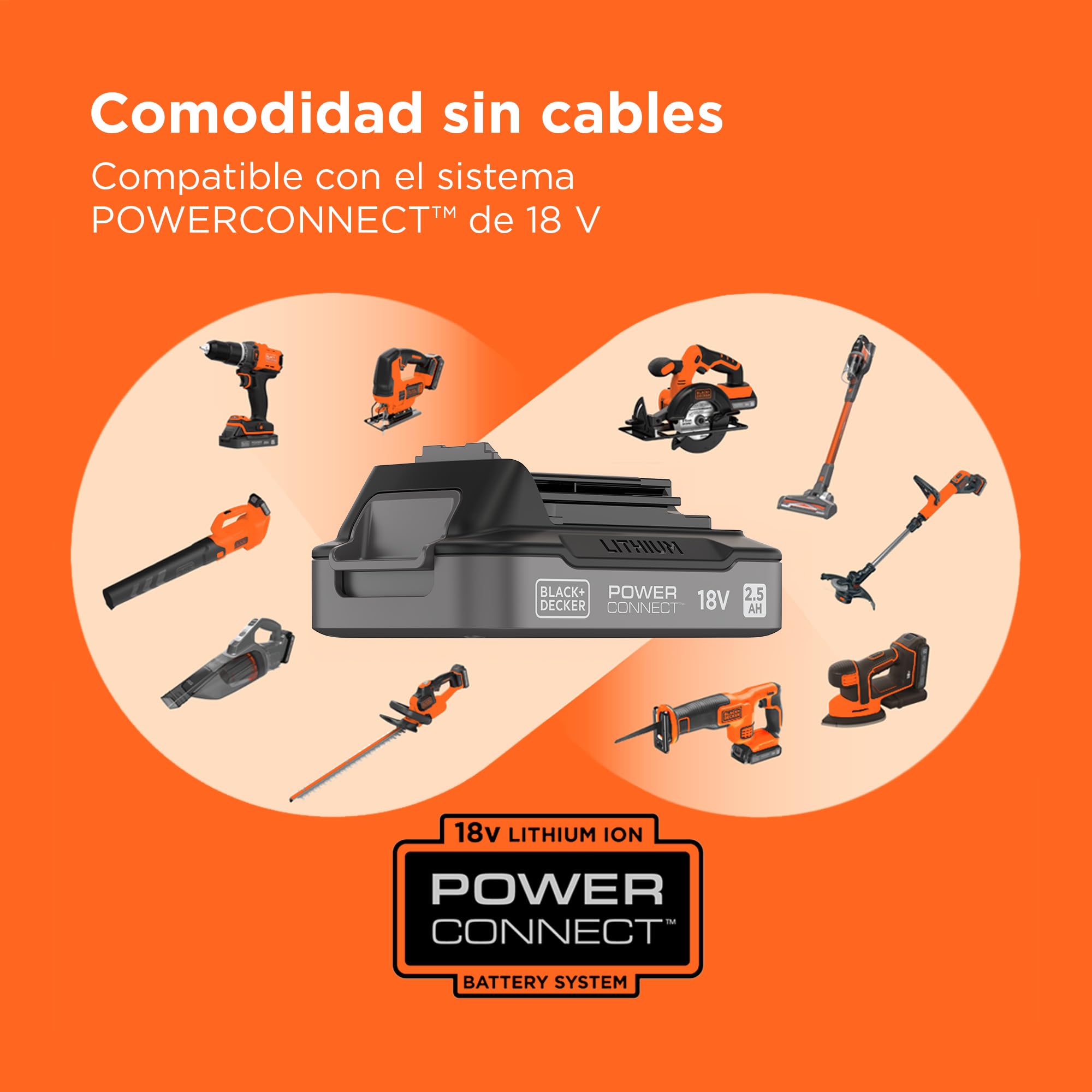 BLACK+DECKER Atornillador de impacto sin cable de 18V, potente par de 155Nm para trabajos pesados de atornillado, compacto y ligero, no incluye batería ni cargador, BDCIM18N-XJ