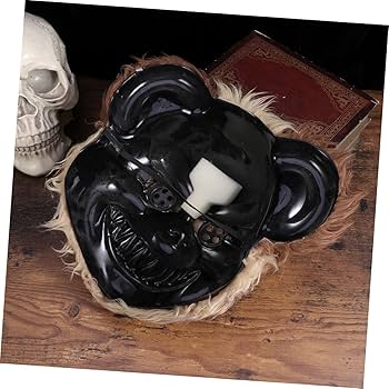 ハロウィン★お化けにちょこん♪つぎはぎクマ 耳にちょこんとおばけちゃん♬.* コーティングも終わり、 つやん