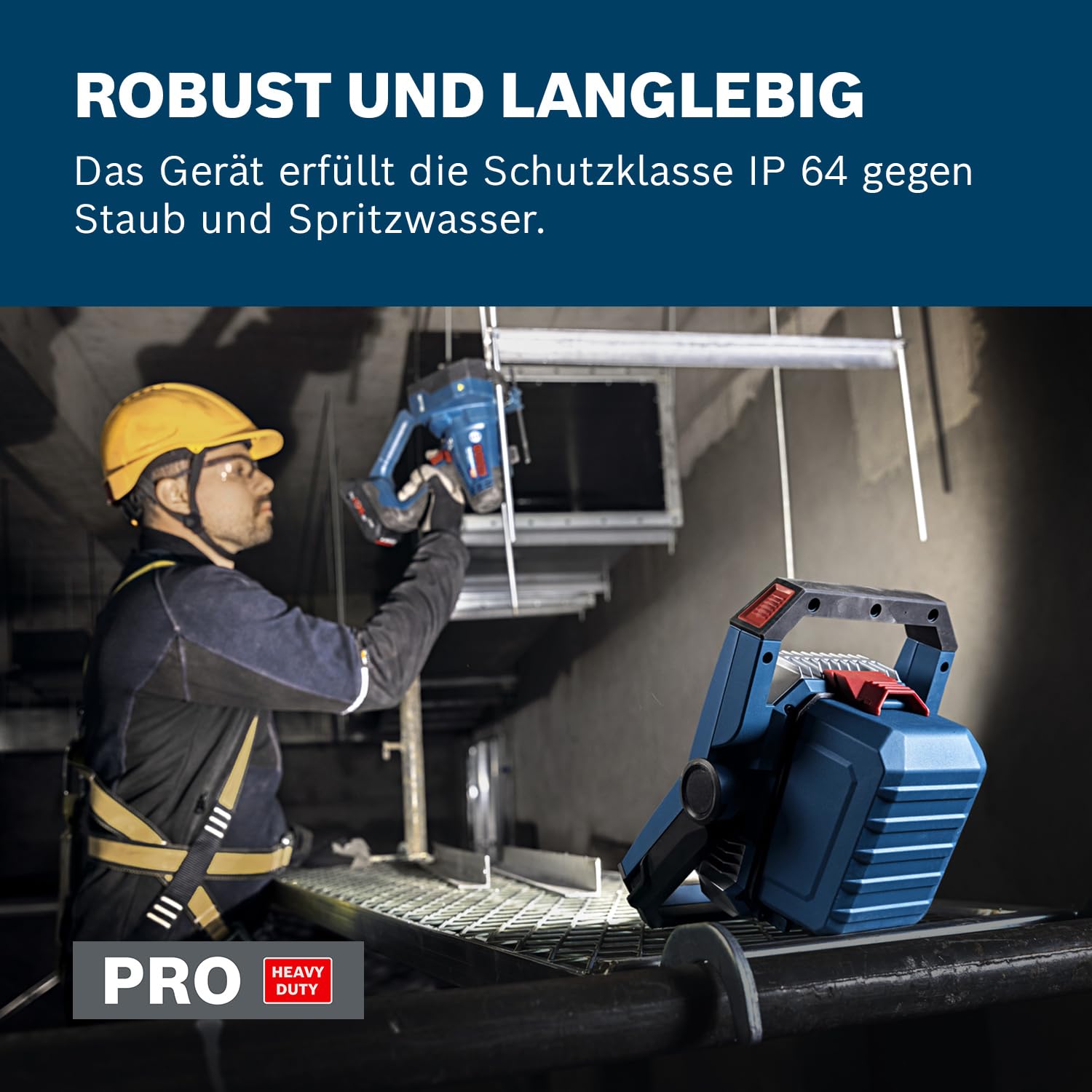 Bosch PRO 18V System Akku-Leuchte GLI18V-3000 (ohne Akku)