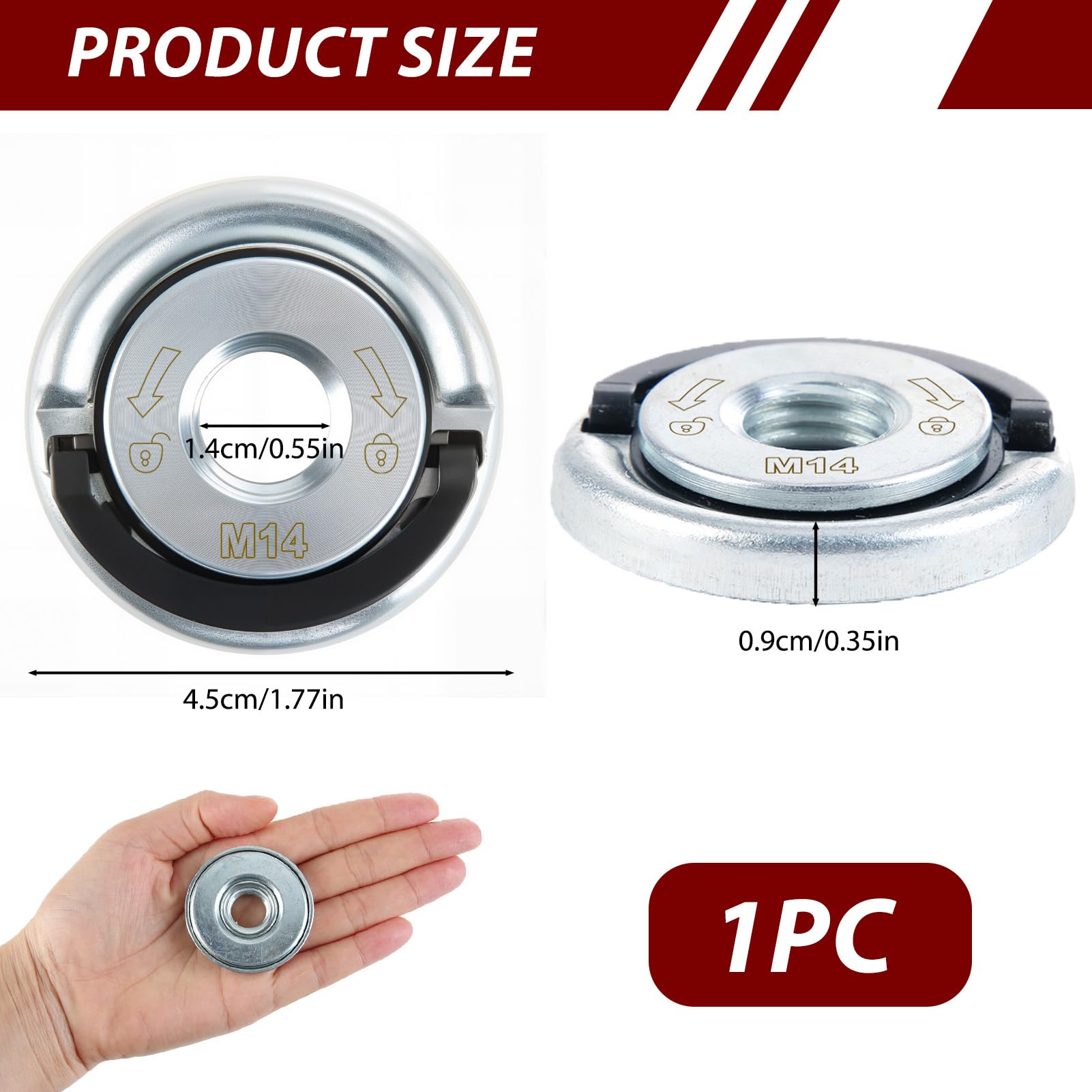 M14 Quick Clamping Nuts - Image 2