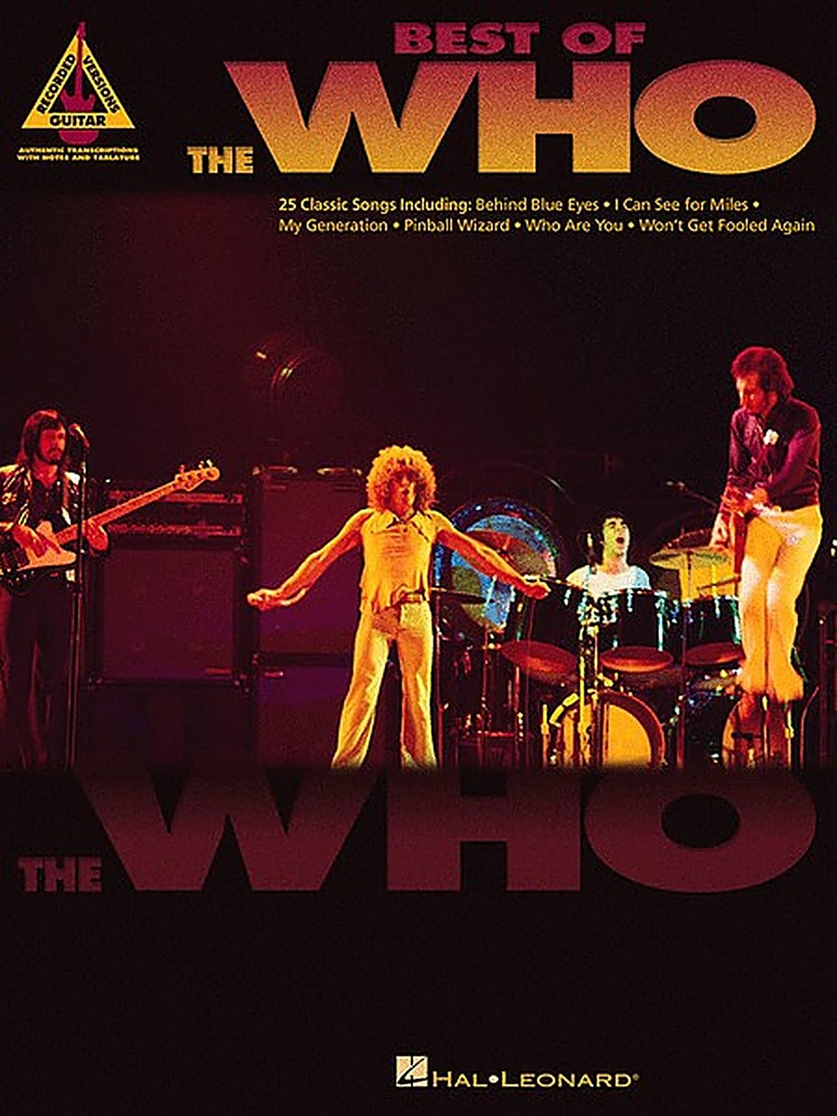 BEST OF THE WHO (TAB): Guitar Recorded Versions
