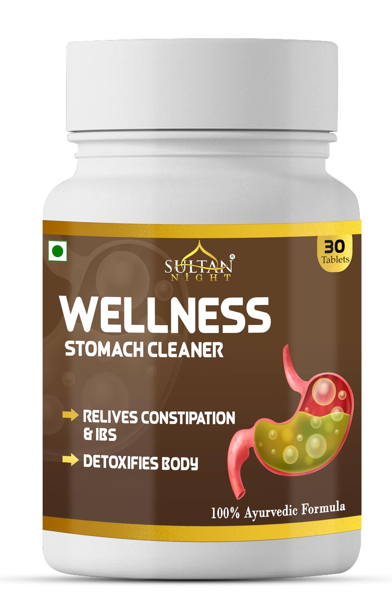 Sultan Night Ayurvedic Stomach Cleaner Tablet | Helps In Digestion | Delayed Motion & Hard Stool (30tablet) (B0DGLN1L2L) Amazon Price History, Amazon Price Tracker
