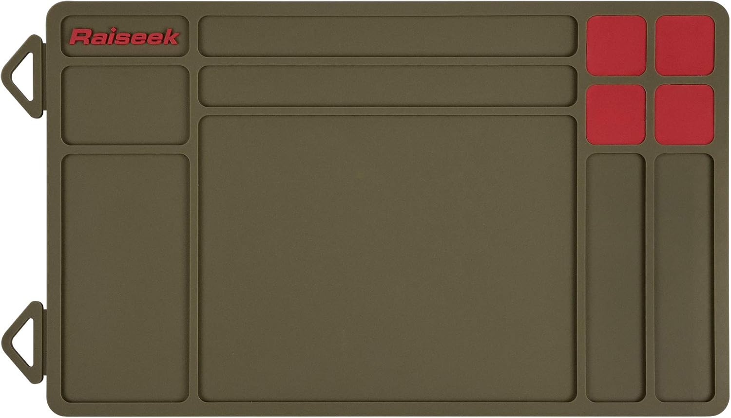 Raiseek Cleaning Mat, Pistol Gun Maintenance Mat,Anti-Slip Rubberized Repair Mat 15.9" x 9.8" : Sports & Outdoors