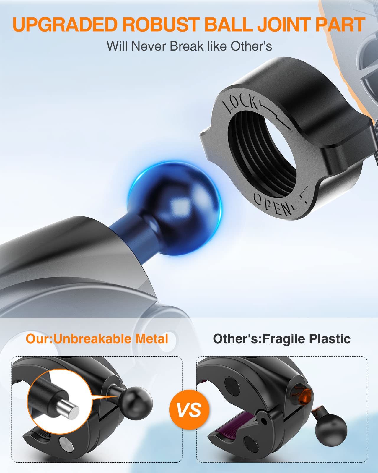 Accwork Support Téléphone Vélo, [avec Support De Voiture