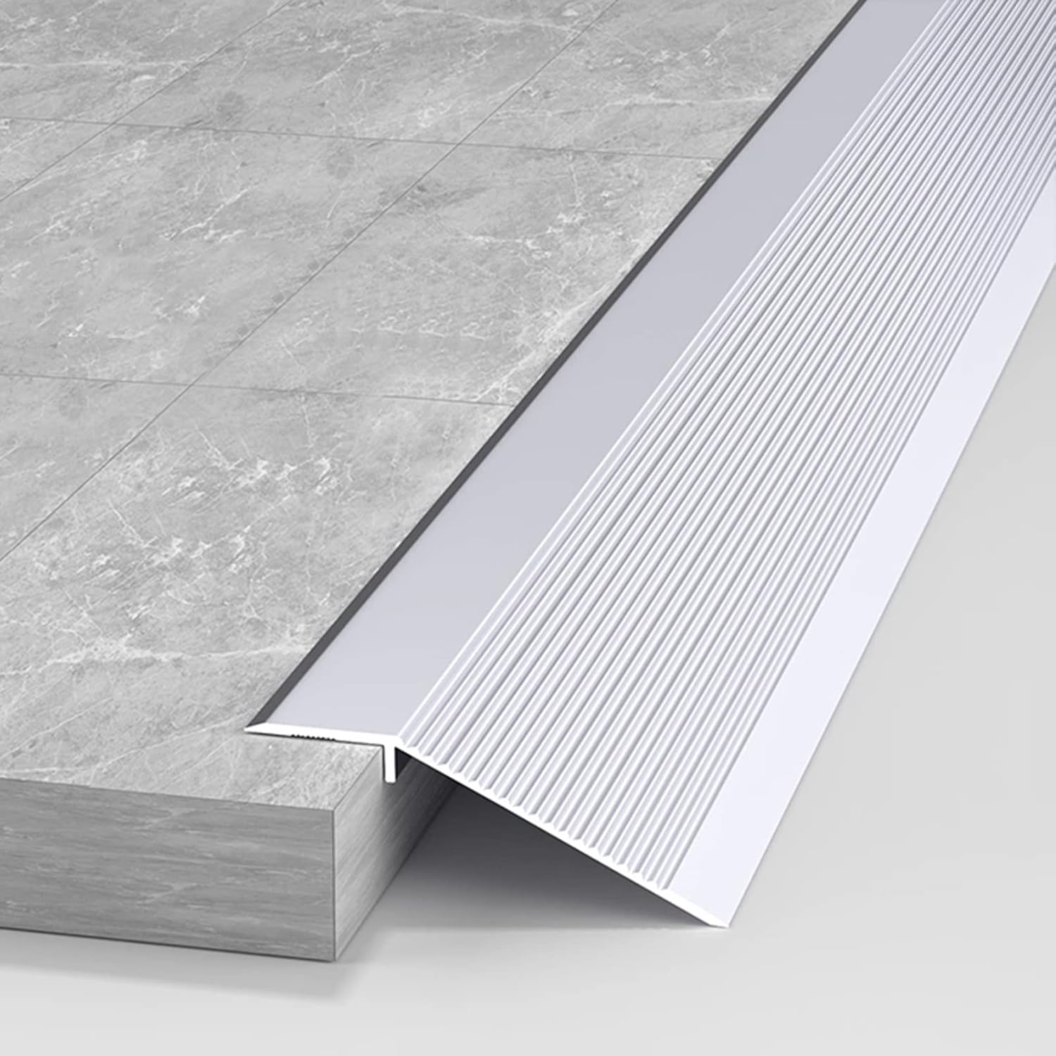 Floor Transition Strip, Aluminum Transitions Ramp 1.5 Inch Thresholds