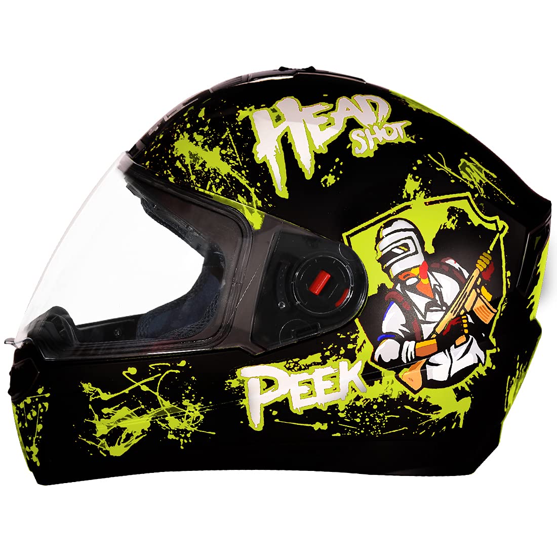 SteelbirdSBA-1 Hitman ISI Certified Full Face Graphic Helmet