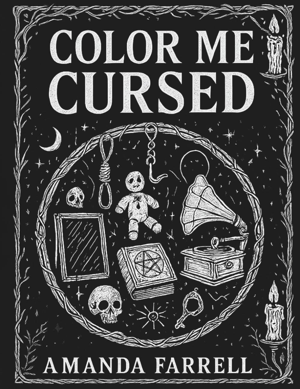 Color Me Cursed: A Horror-Themed Adult Coloring Book of Cursed Objects & Classic Nightmares