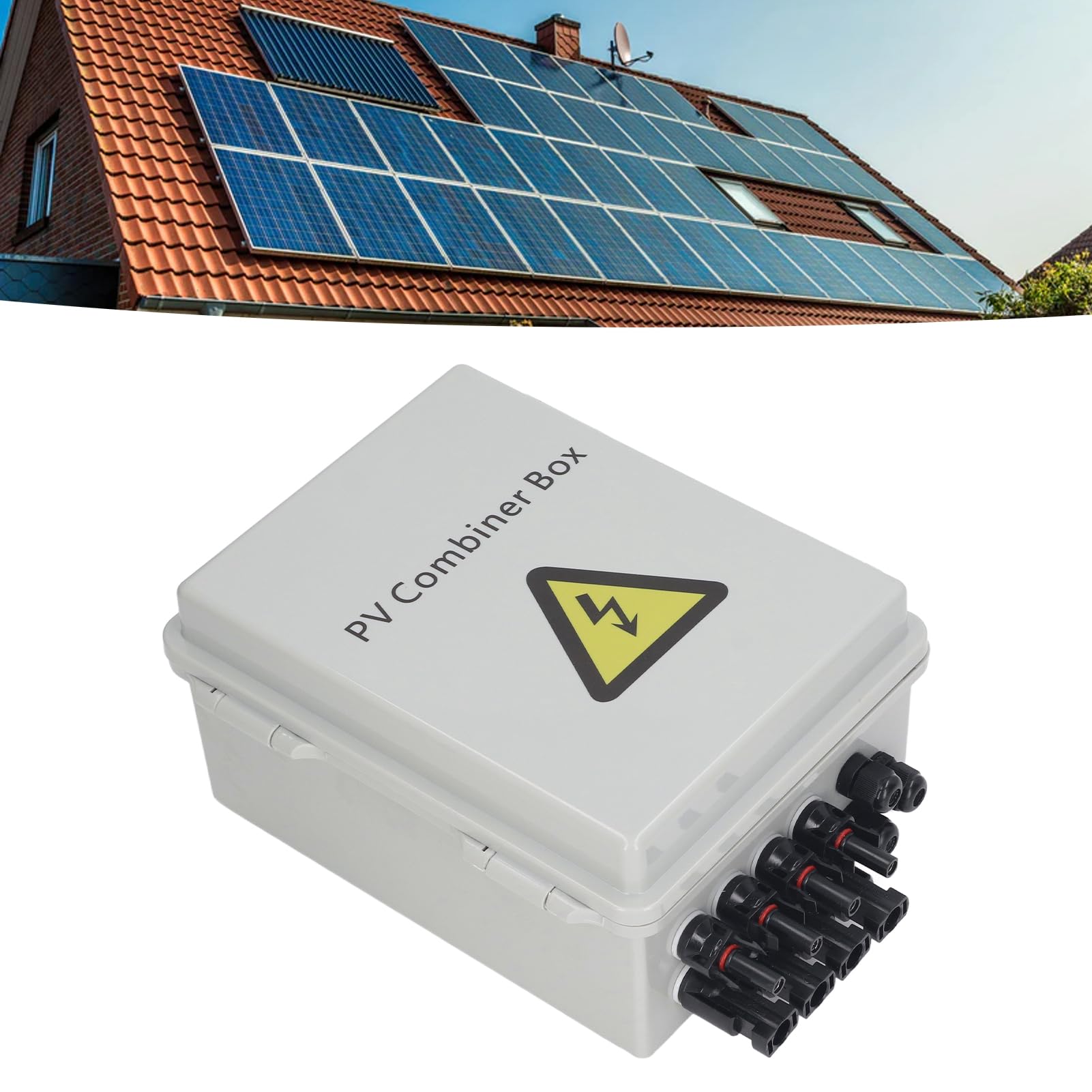 Scatola Combinatrice Fotovoltaica 2IN-1OUT - Con Interruttore 500V 32A E Parafulmine - Foto 7