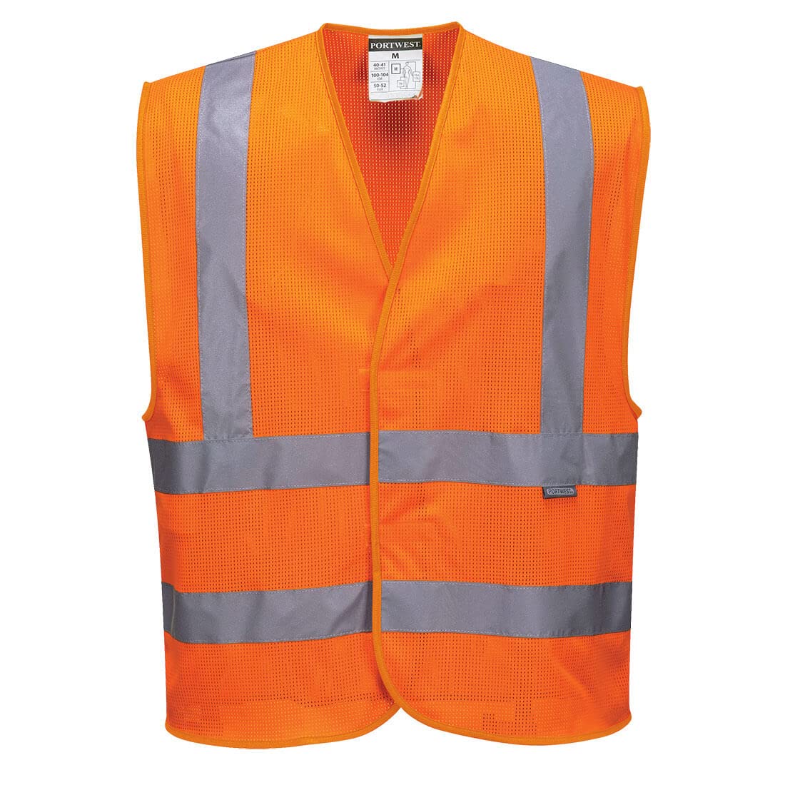 Portwest MeshAir Band & Brace Vest, Color: Orange, Size: L/XL, C370ORRL/XL, L-XL