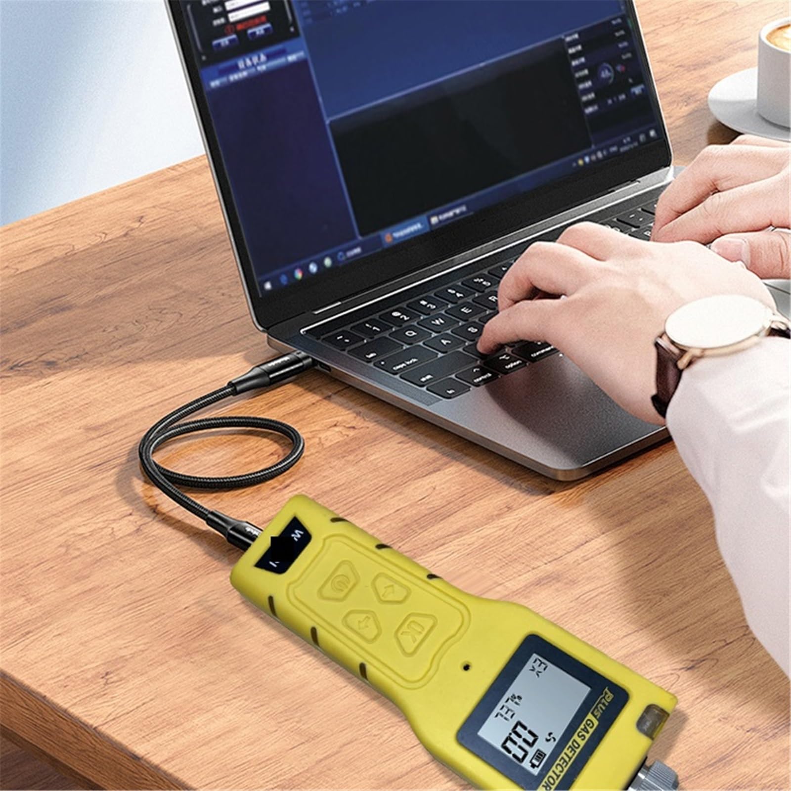 Analyseur de gaz CH2O Industriel Portable, détecteur de gaz Toxiques de Haute précision, Pompe de Protection IP66, Aspiration, Vibration, Chute du Personnel