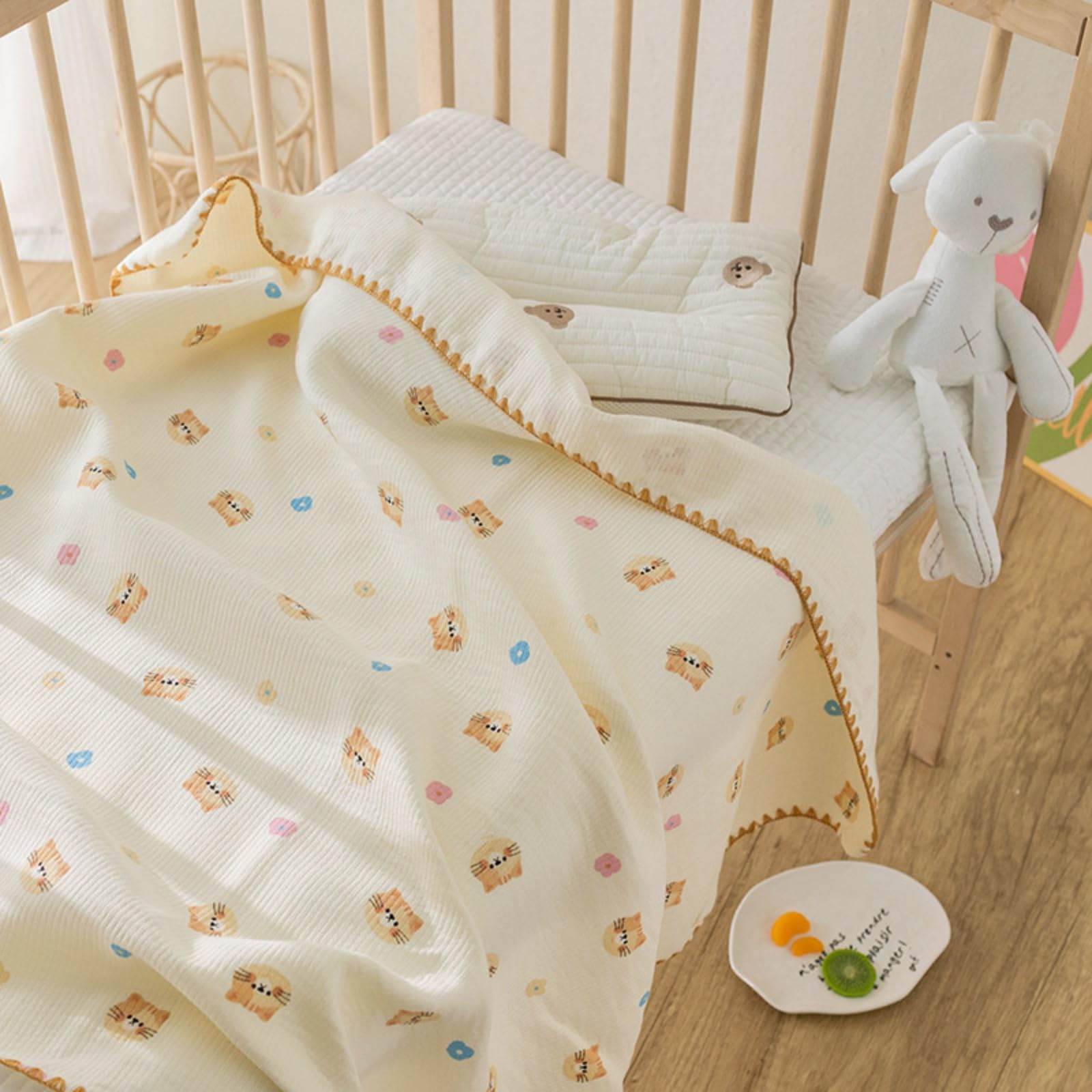 新品★バーバリー★バスタオル★２枚★ベビー布団★タオルケット Amazon.co.jp: ベビーバスタオル、コットンラップブランケット、通気性