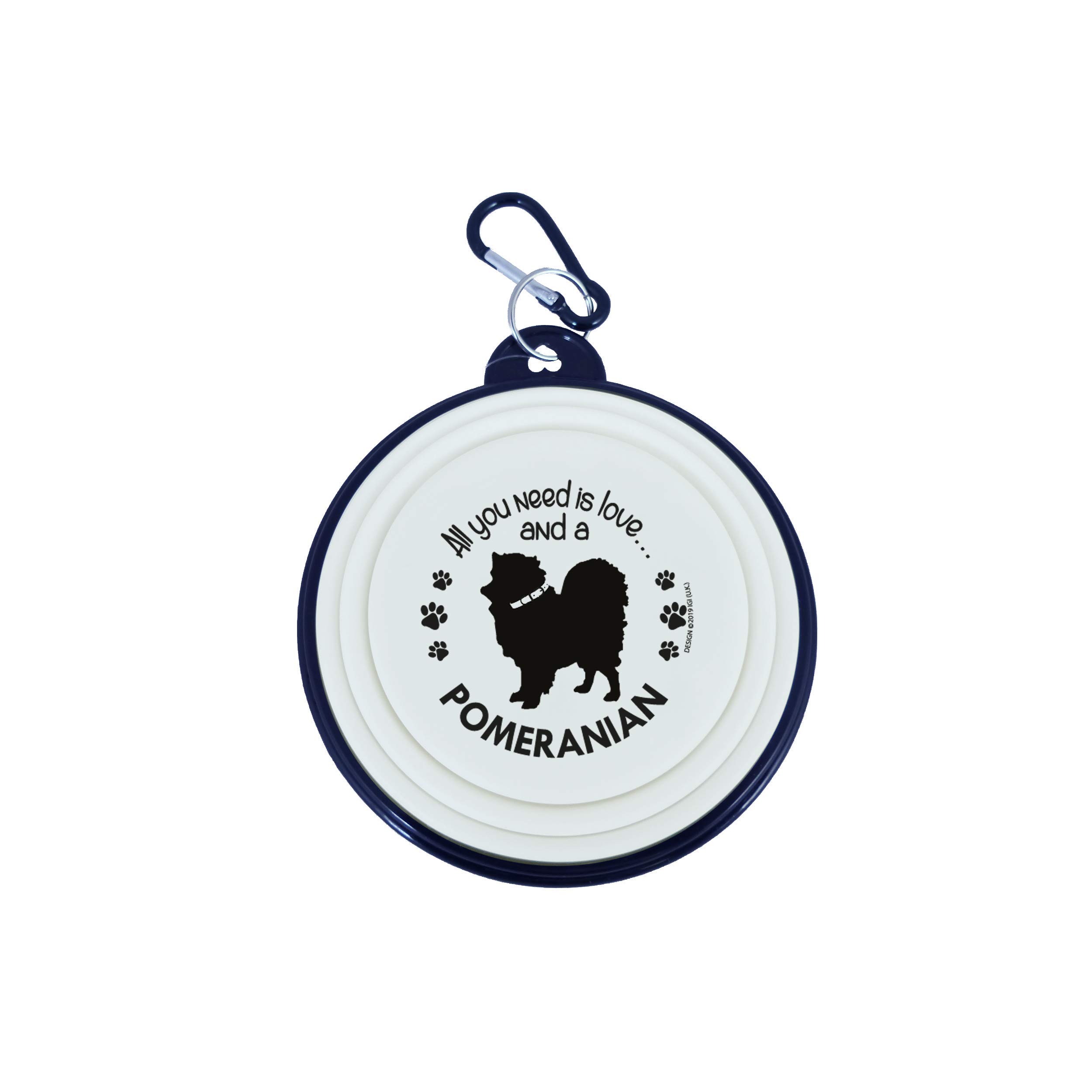 Travel Dog Bowls - Collapsible Bowl - Small Dogs (Pomeranian)