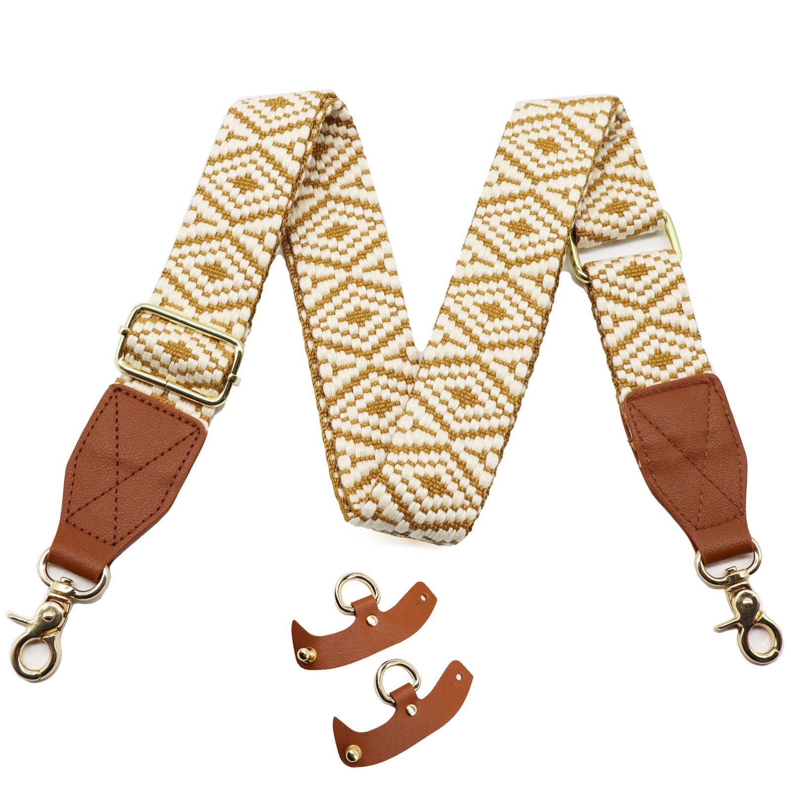 LEMEDE Purse Strap Replacement Crossbody 1.5" Wide Shoulder Strap Adjustable Straps Handbag Strap Replacement Belts