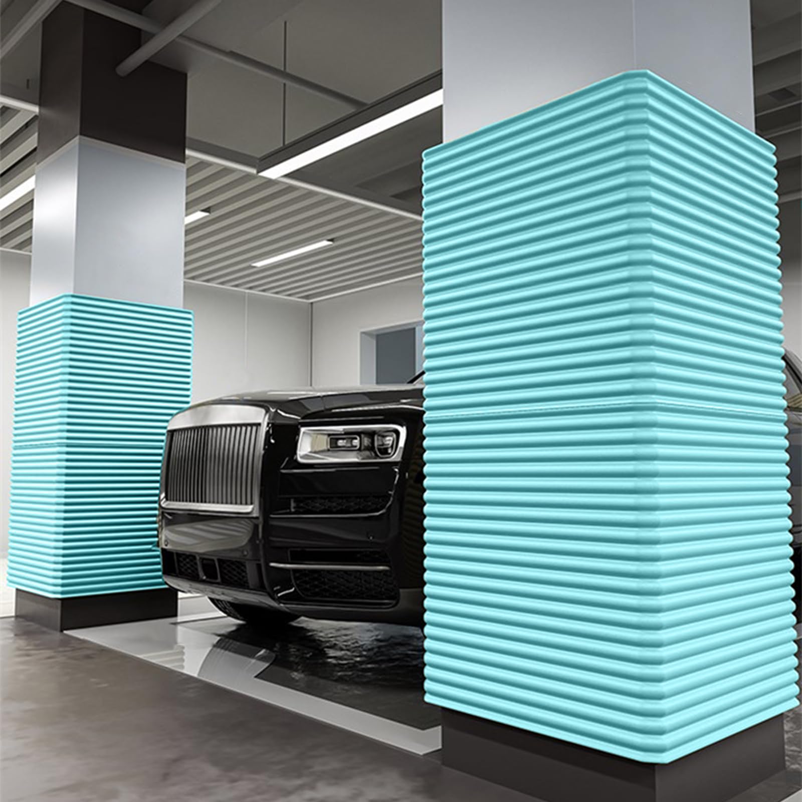 Protection Murale de Garage Autocollante Extra Épaisse Protection des Arêtes de Portières de Voiture Mousse Protections Garage pour Les Colonnes