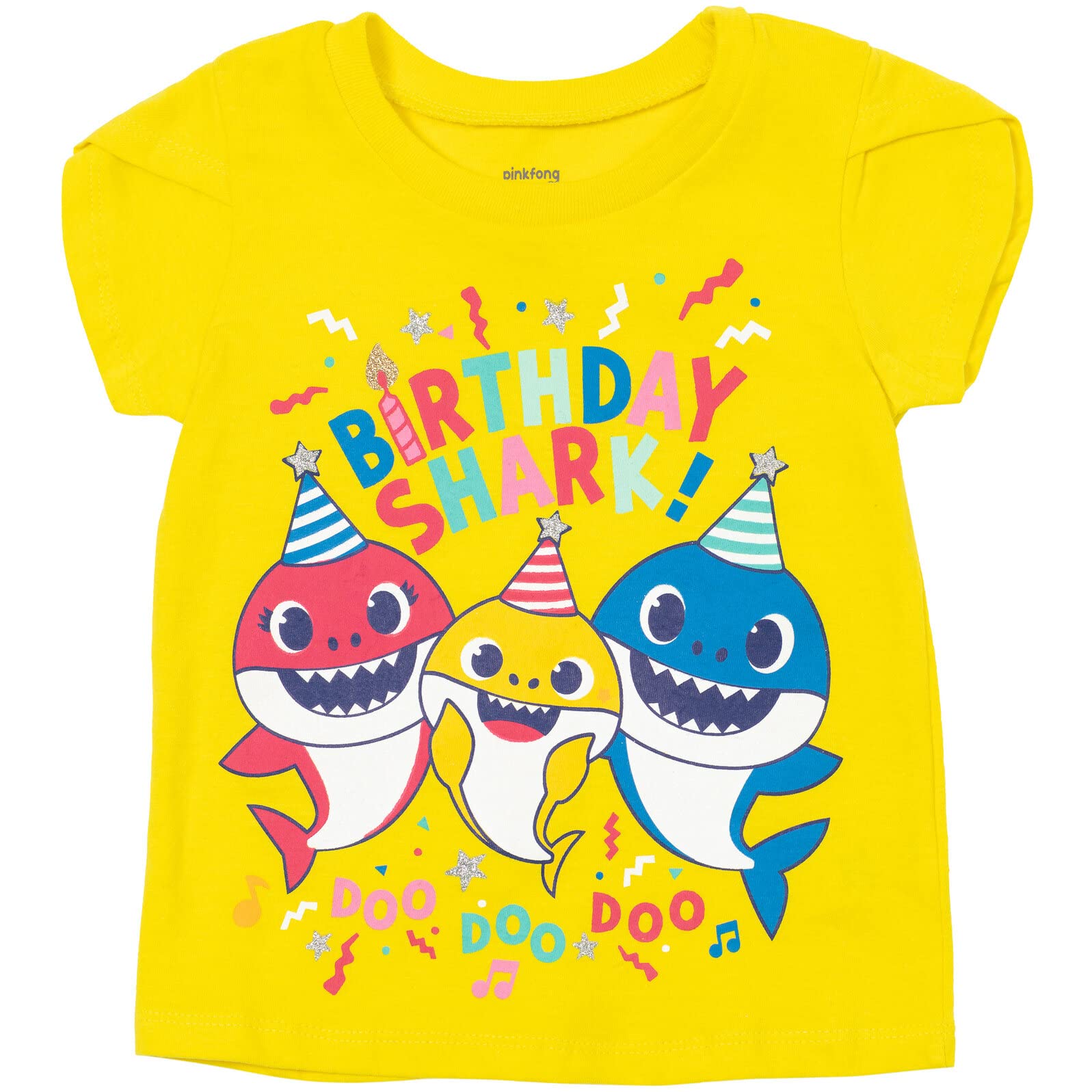 PinkfongBaby Shark Girls Birthday T-Shirt Infant to Little Kid