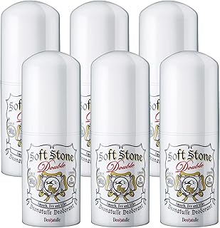 【医薬部外品】デオナチュレ ソフトストーンW ワキ用 直ヌリ 制汗剤 スティック×6個(20g×6)