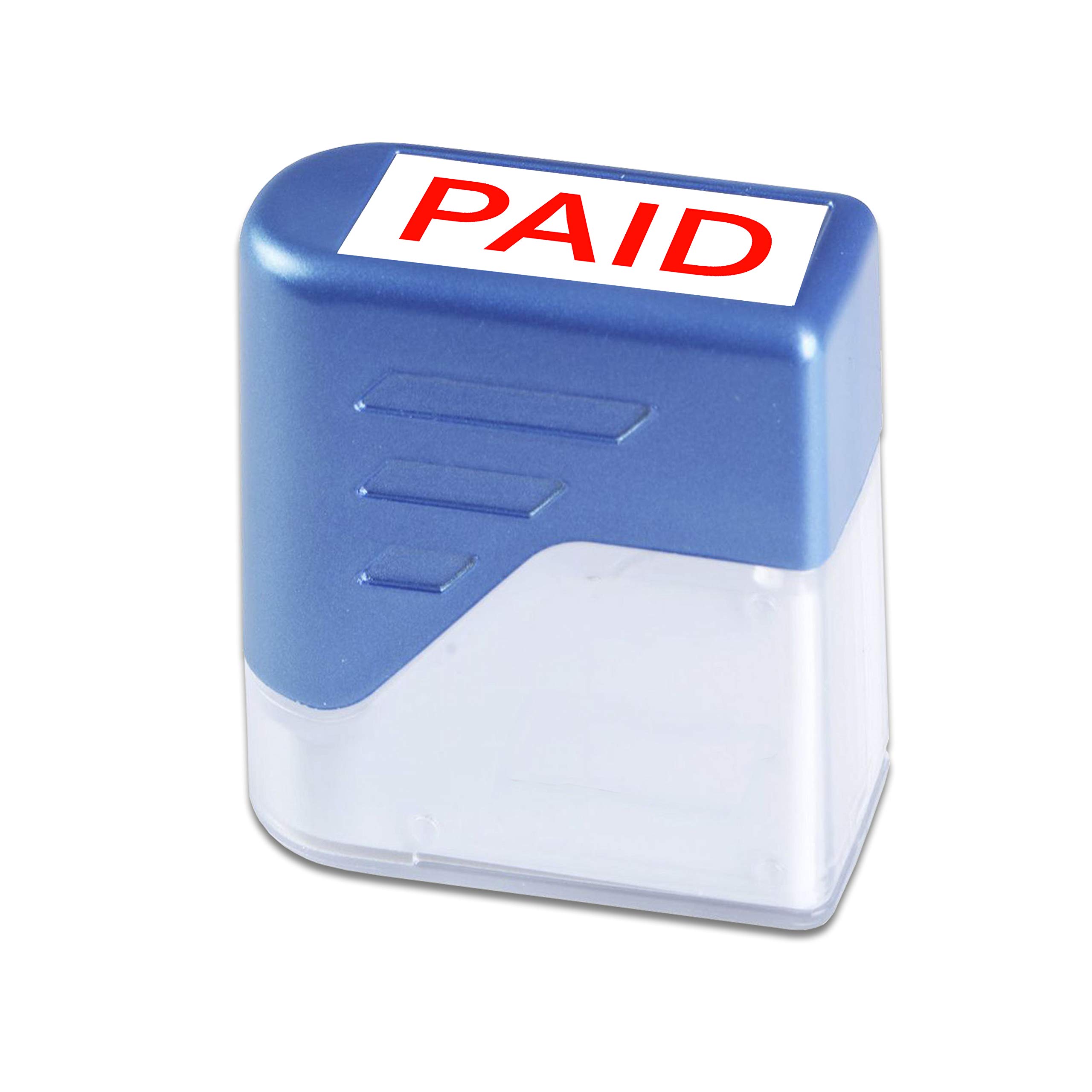 Swift Red Paid Rubber Stamp Self Inking Bold Ink Text Business Office Self Stationery Inking Kit Document