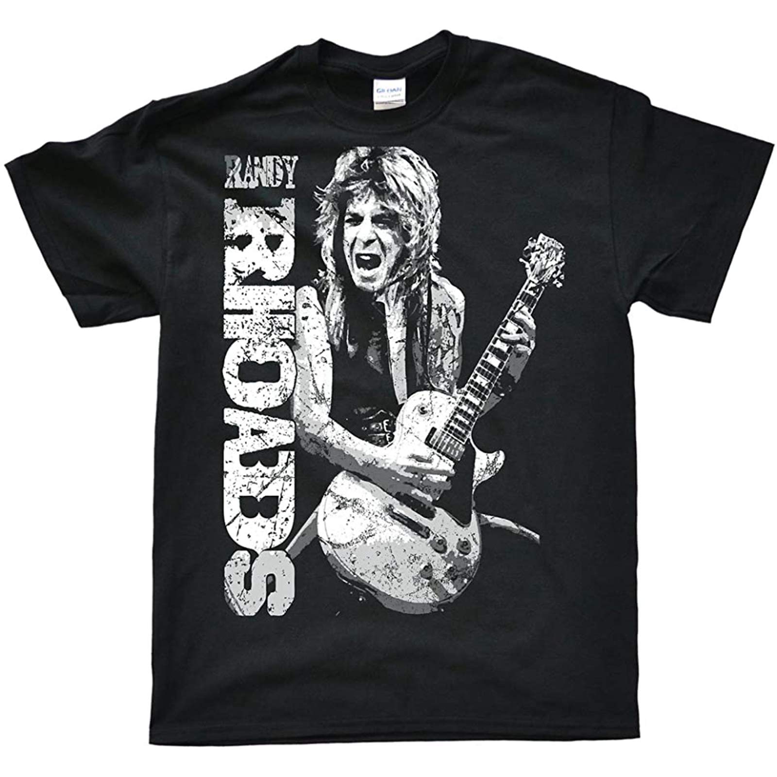 dehen Stooble Men's Randy Rhoads T Shirt Black XL
