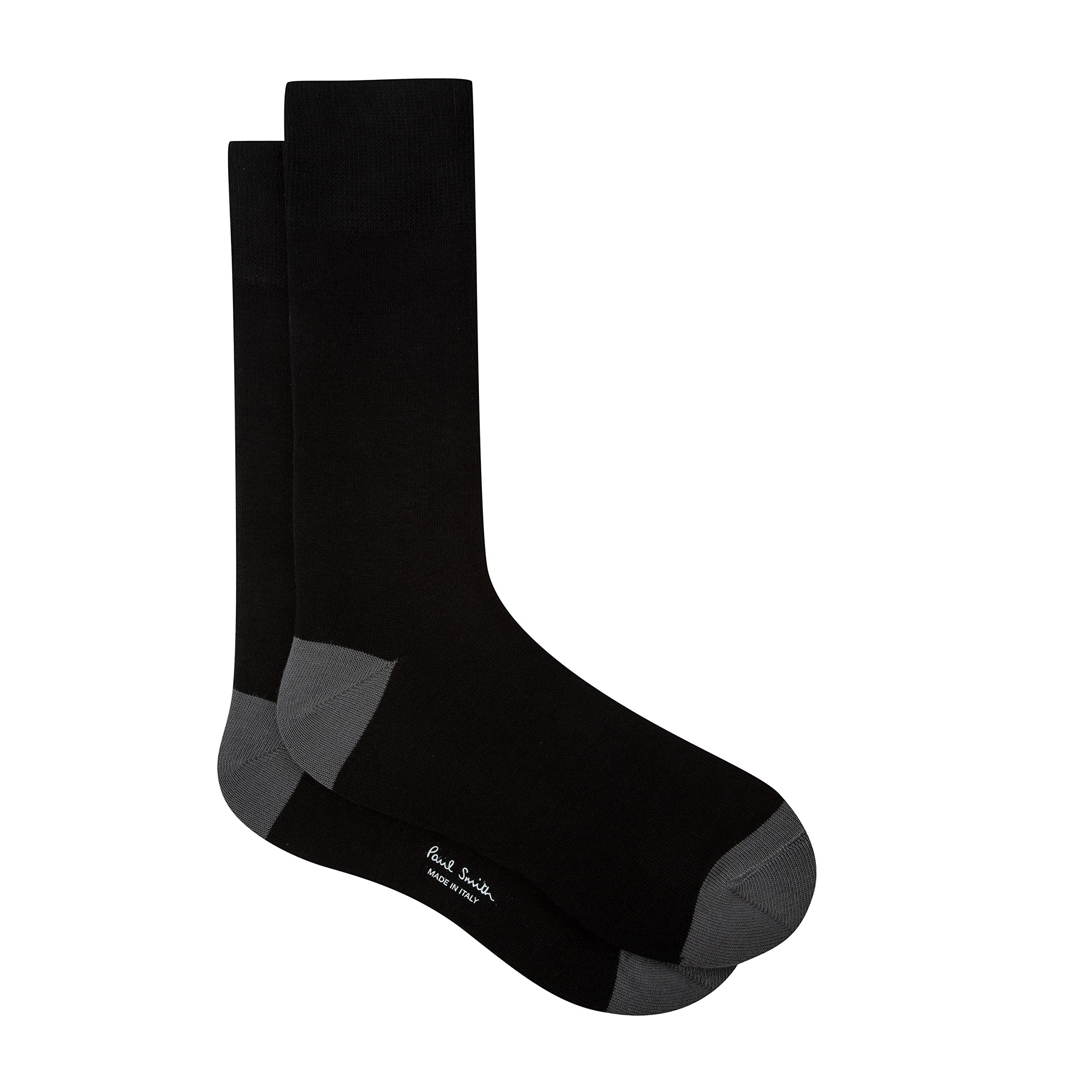 PS Paul Smith Paul Smith MEN SOCK PLAIN, BLACK, One Size