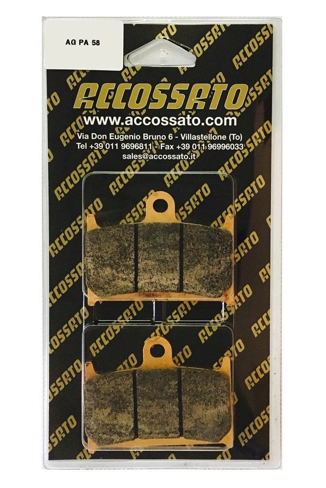 aCCOSSATO Plaquette de Frein agpa58or, Triumph > 955 sprint sT, 955 (1999 – 2004), Triumph > 955 sprint sT, 955 (1999 – 2004)