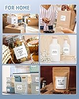 Vista 2 de White 4"x4" Label Stickers Roll for Thermal Label Printer - 700 PCS Thermal Labels - WaterOilproof Mailing Labels for Small Business Supplies