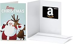 Amazon.co.uk Gift Card in a Santa and Rudolph Greeting Card