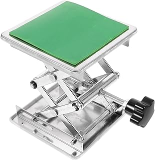 Angoily Lab Scissor Jack Stainless Steel Laboratory Scissor Jack Platform Lab Stand Table Scissor Lift Laboratory Jack