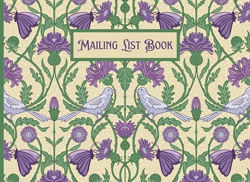 Mailing List Guest Book: Art Nouveau Guestbook for Collecting Names,