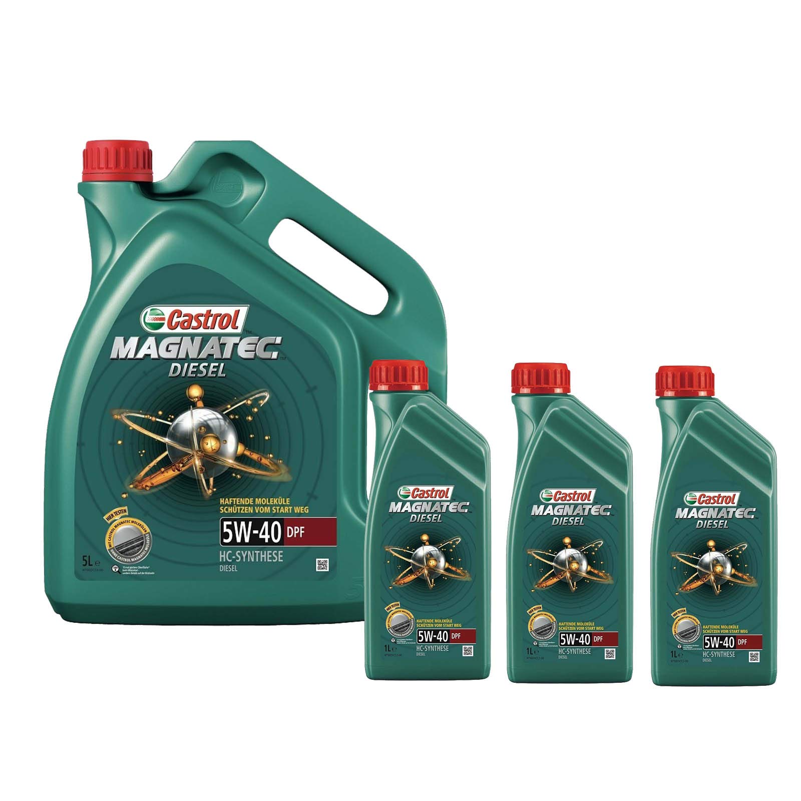 Motorenöl 5W-40 Magnatec Diesel DPF [8 L] von Castrol (SET1502BA8L) Öl Schmierung Motorenöl
