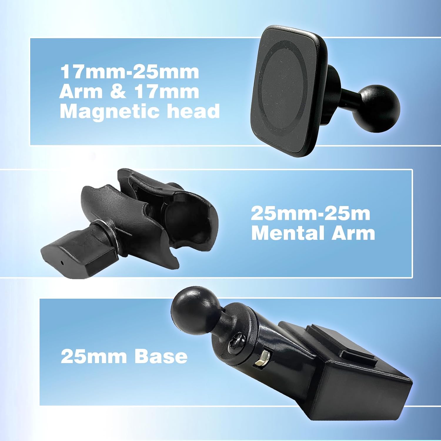 【Magnetic for Phone Mount 2026 Freightliner Cascadia Phone Holder Compatibility with 2018-2025 2026 Freightliner Cascadia Accessories Phone Holder for Semi Trucks Heavy Duty - Phone Mount Kit