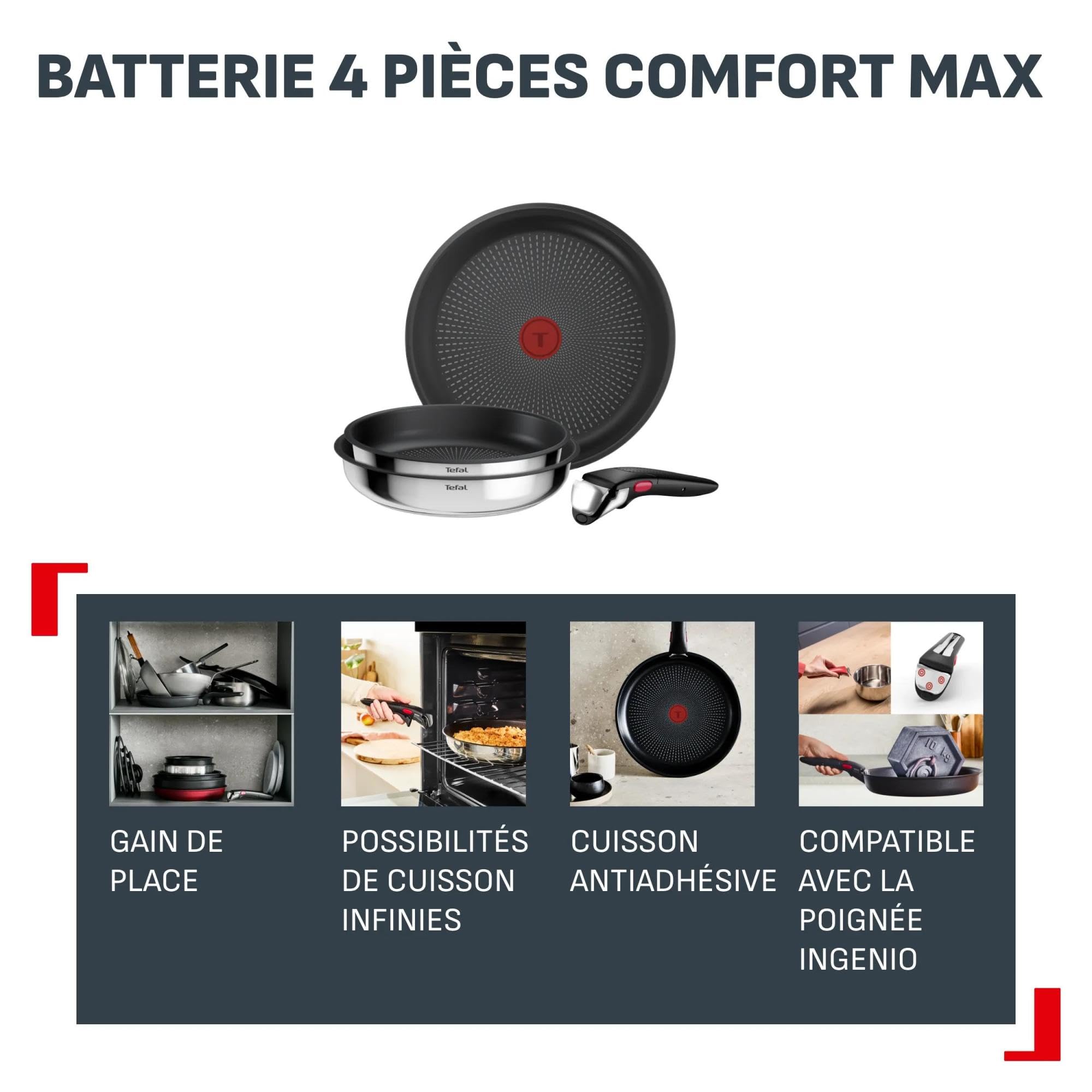 Tefal INGENIO COMFORT MAX ON, set 4P,P22/24/28