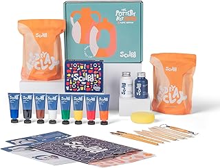 Sculpd - The Original Pottery Kit - Complete Air Dry Clay Kit for Adults...