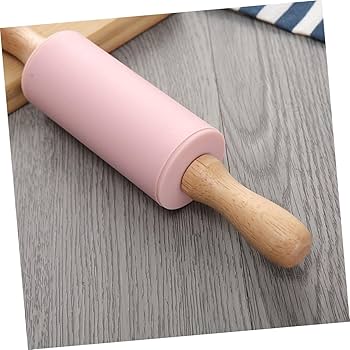 Amazon | Cabilock 6個シリコンコーティング麺棒 木製ハンドル