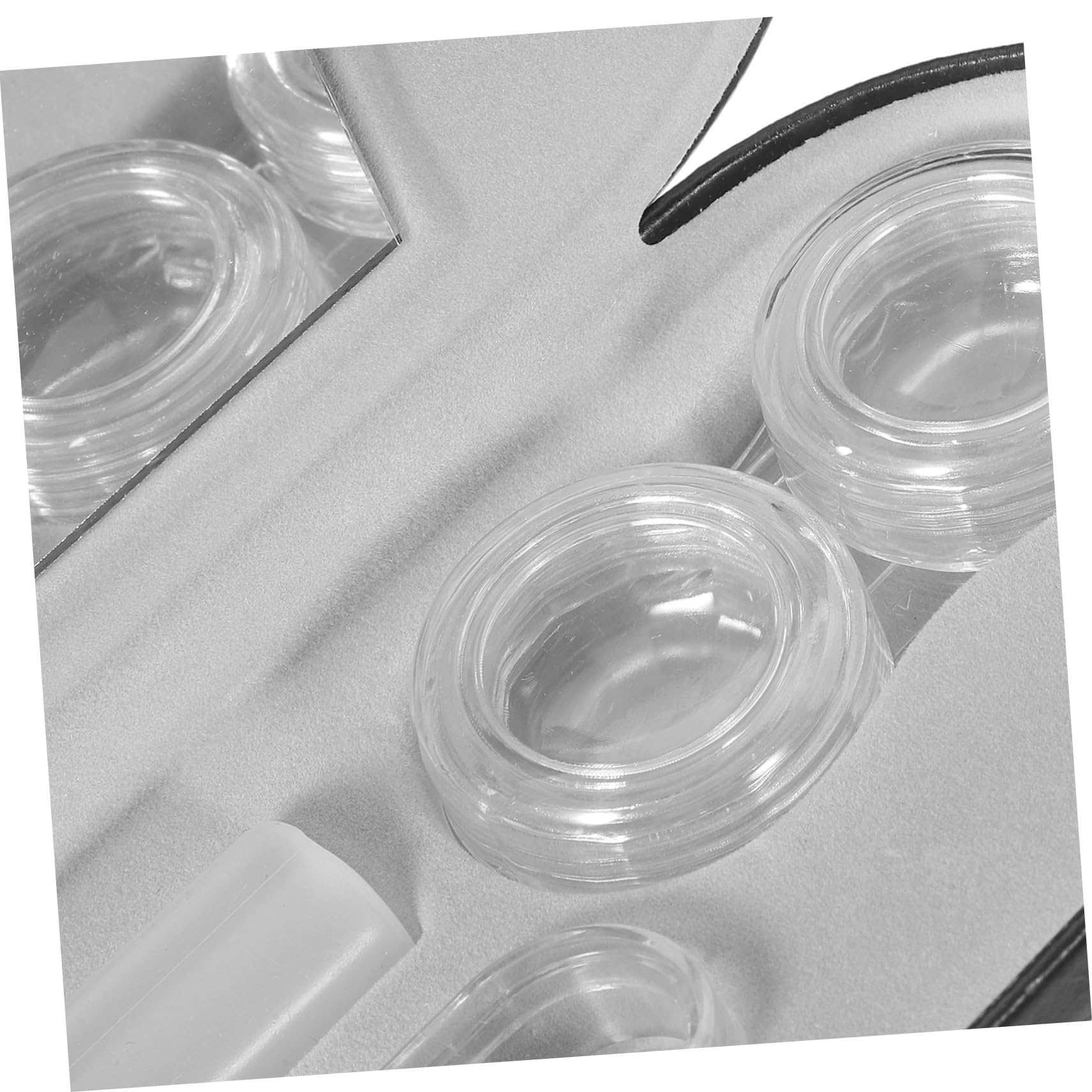 Healifty 4 Sätze Doppelschichtiger Brillenorganizer Tragbare Aufbewahrungsbox für Sonnenbrillen und Brillen Hardcase für Zuhause und Unterwegs für Brillenträger