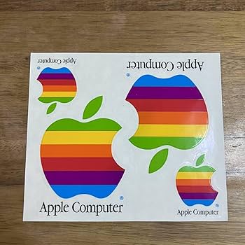※値下げ※【希少品】ノートパソコン用ケース　レインボーアップルロゴ Amazon.co.jp: Apple Computer ステッカー アップル