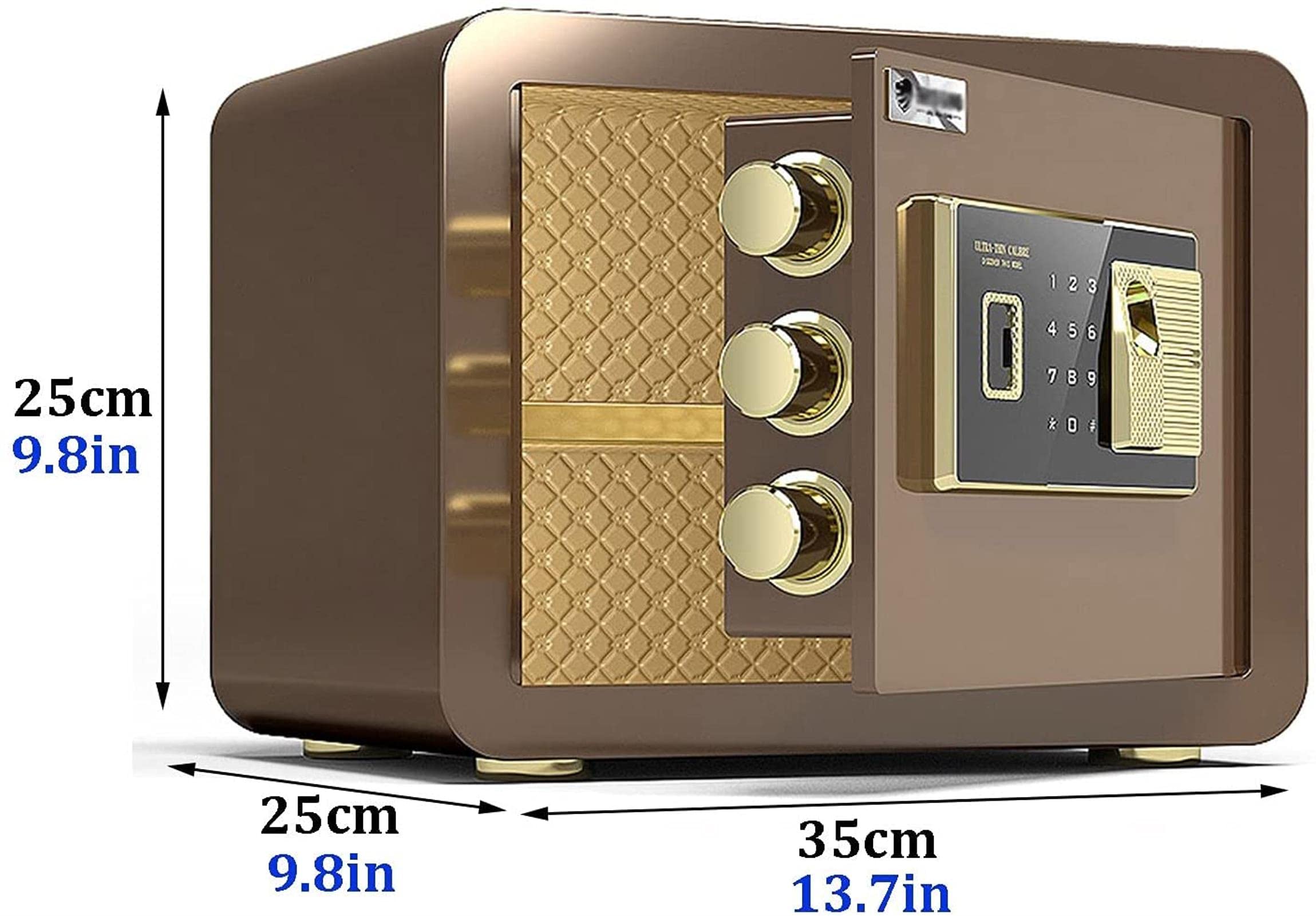 CLSDRZC Ignifuge, étanche, sécurité, Ignifuge, Empreinte Digitale, Mot de Passe, Serrure électronique pour la Maison, l'affaires, l'hôtel, Le Bureau, 6 façons de déverrouiller pour