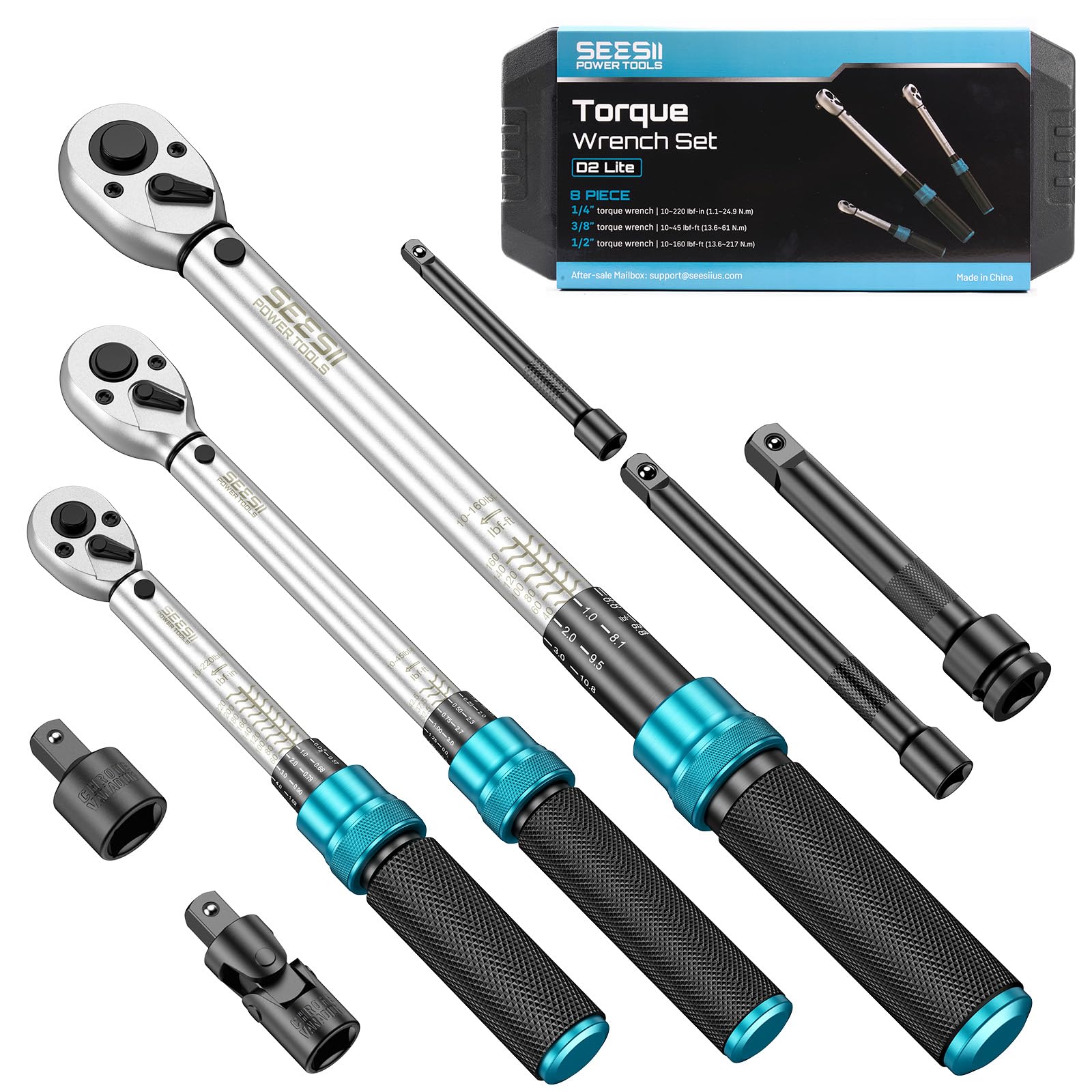 shi⭐️ Amazon.com: Seesii Torque Wrench Set 1/4