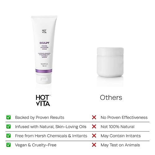Miniatura 7 de Hot Vita Sculpt Gel - Fórmula para esculpir y reafirmar el cuerpo para un mejor contorno y piel rejuvenecida, fabricado con ingredientes naturales y