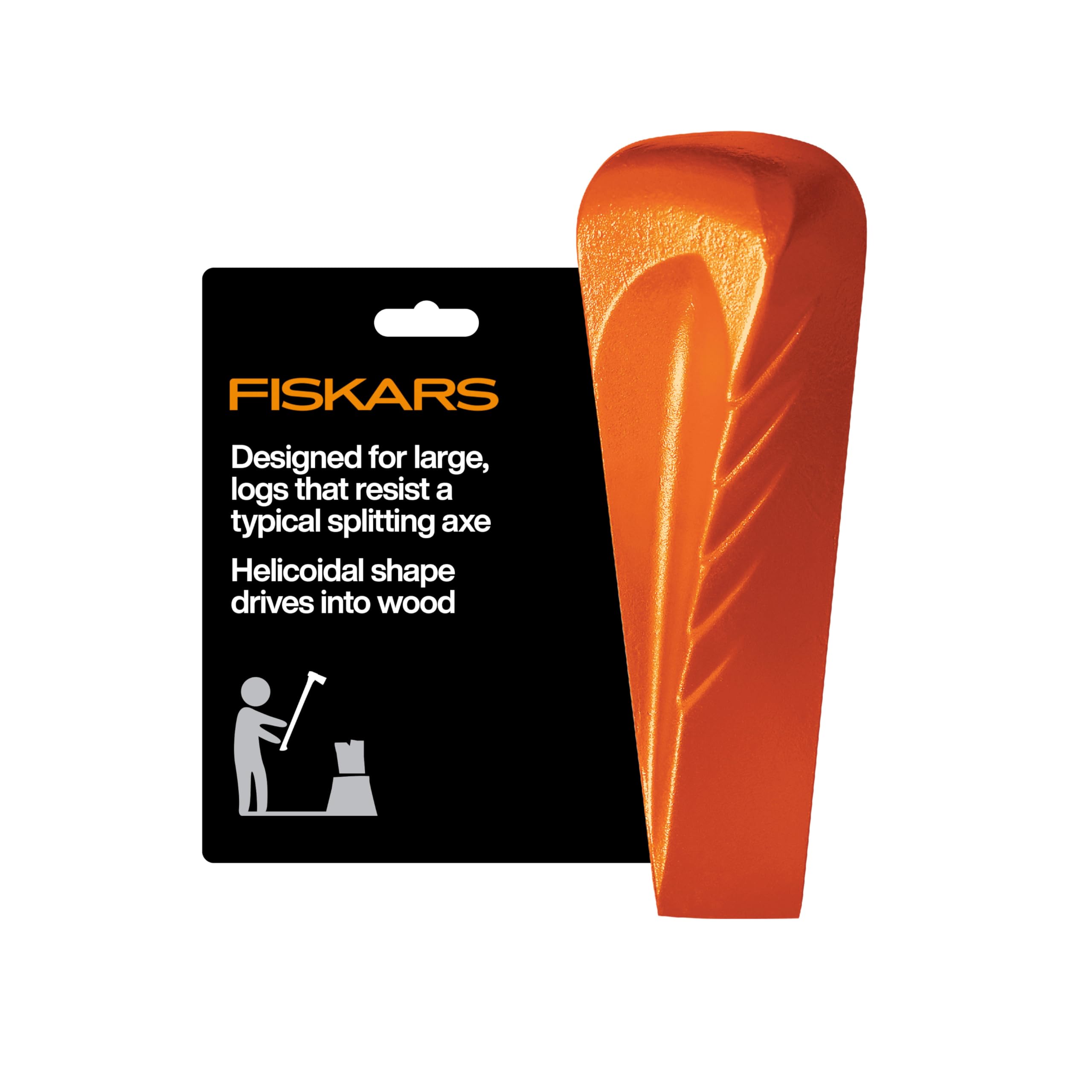 Amazon.com : Fiskars Helix Splitting Wedge for Large, Stubborn
