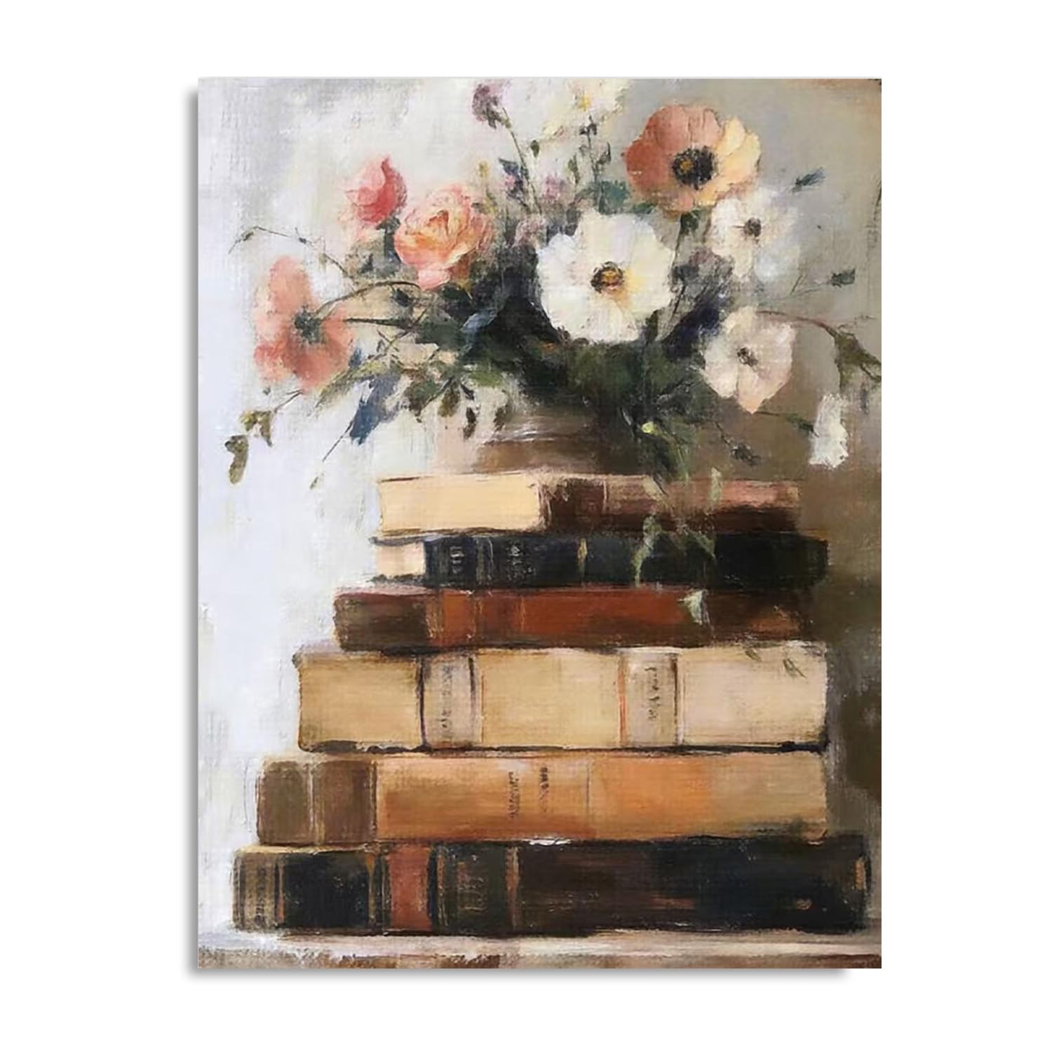 WEMEON Malen Nach Zahlen Erwachsene(40X50cm)- Buch Malen nach Zahlen, Malen Nach Zahlen Kit mit 3 Pinseln, Acrylfarben Handgemalt Ölgemälde Leinwand für Home Decor, Ohne Rahmen(Landschaft)
