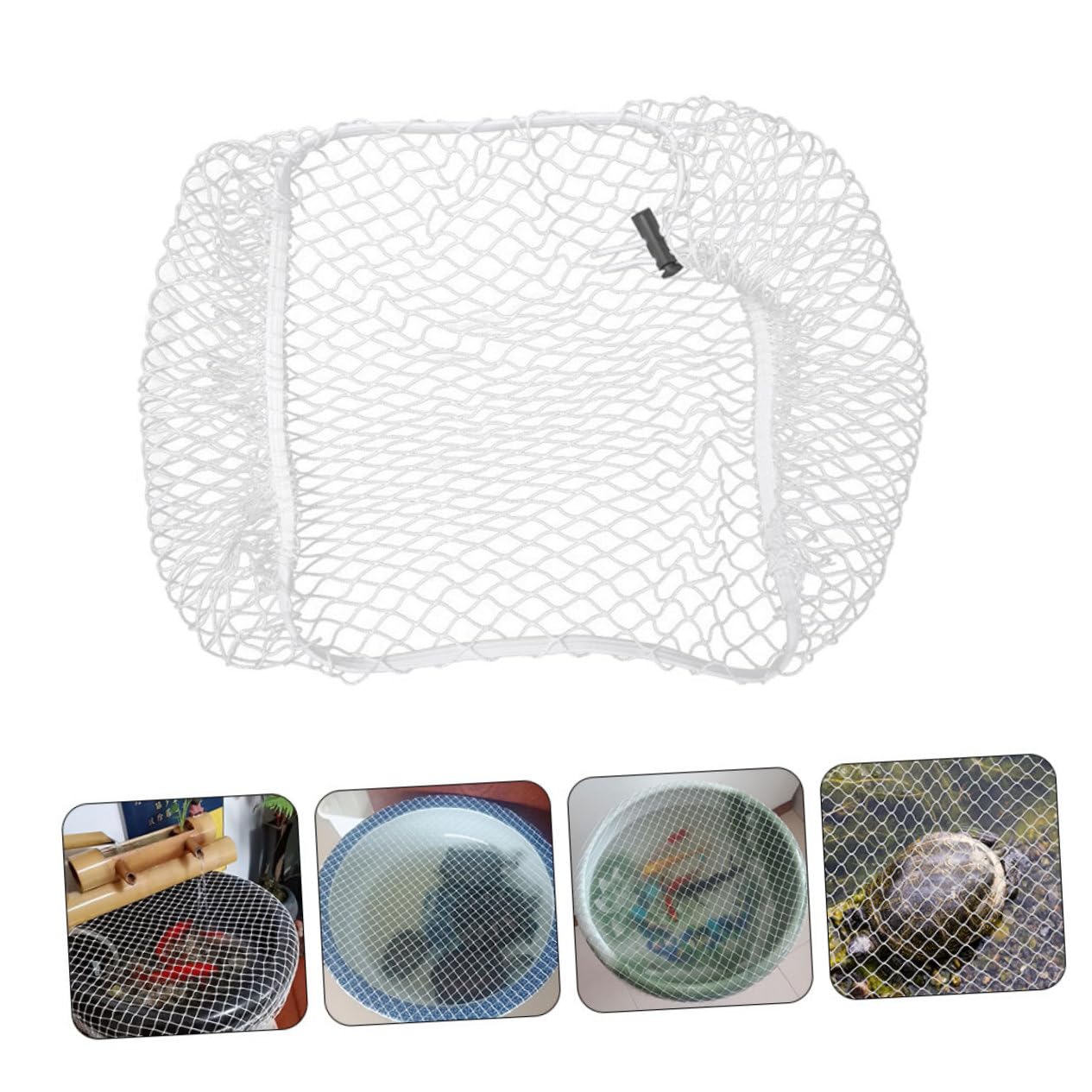 Toyvian 5 Stück Anti-skiping-Abdeckung Anti-Sprung-aquariennetz Aquariennetz Feinmaschig Aquarium Nachweisen Schutznetze Für Aquarien Abdecknetz Für Aquarien Aquariennetze Polyester Weiß