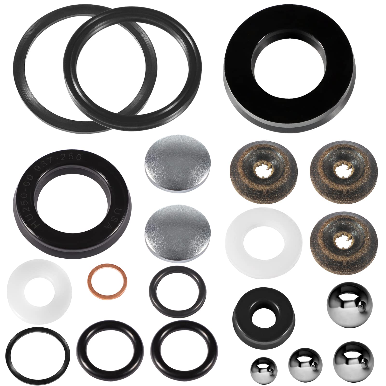 93642 Floor Jack Seal Replacement Repair Kit Compatible with Lincoln Walker Model 93642 2 Ton All Series Floor Jack Series B C E, Floor Jack Seal Replacement Kit