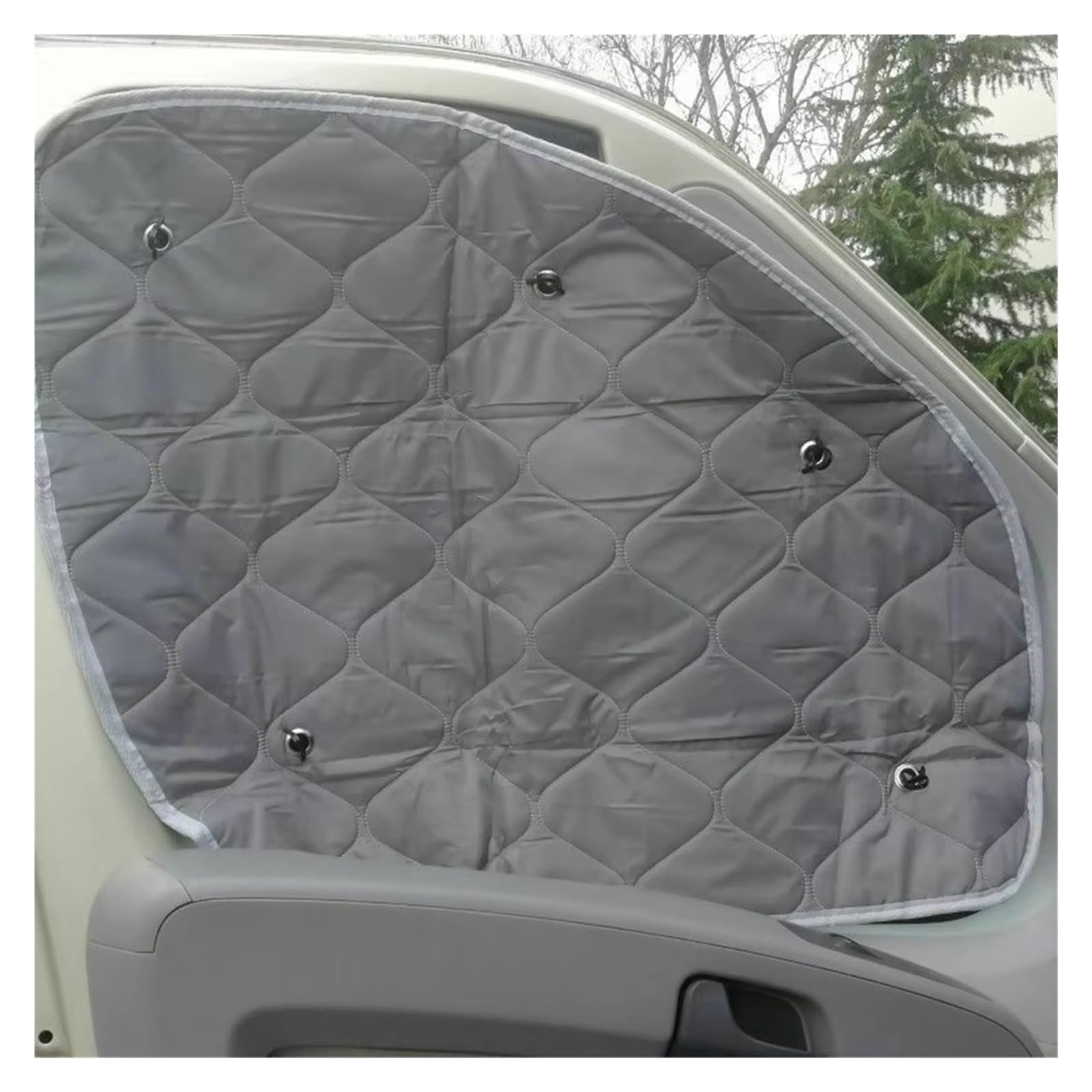 Per FIAT Per Ducato 2006-2022 Tende Per Finestre RV Con Isolamento Termico In Alluminio A 7 Strati Protezione UV Impermeabile Parasole Auto Parabrezza Interno Pieghevole