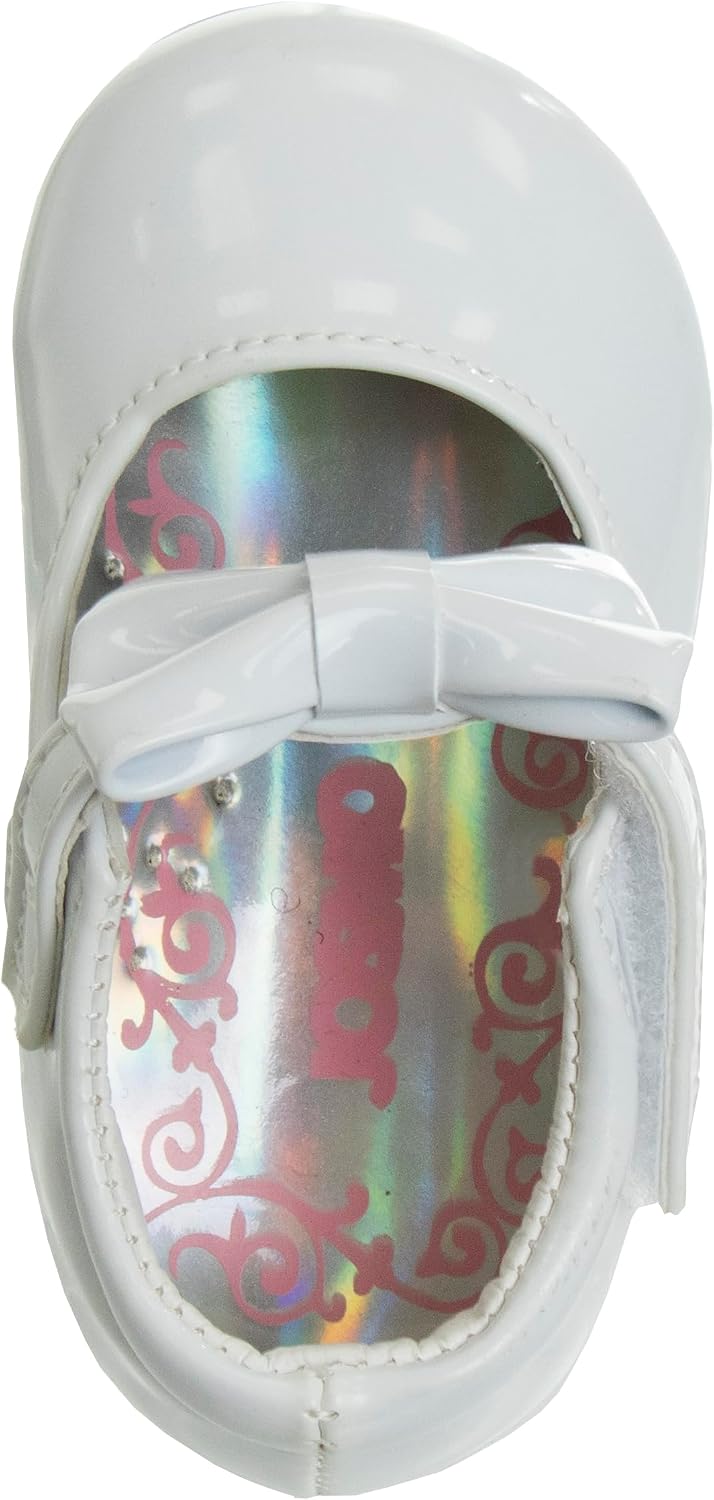 Josmo Girls' Baby Walking Shoes - Kids Girl Mary Jane Flats - Formal Dress Shoes