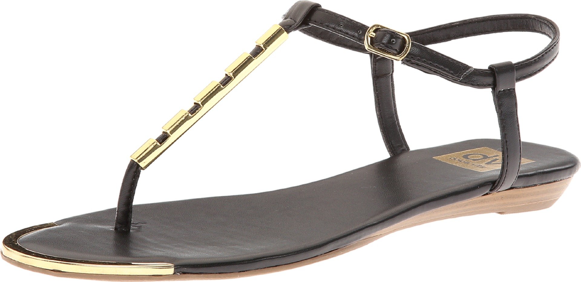 DV by Dolce Vita Women's Caspar Black Stella Sandal