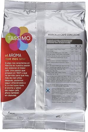Tassimo Marcilla Cafe con Leche - 16 Discs