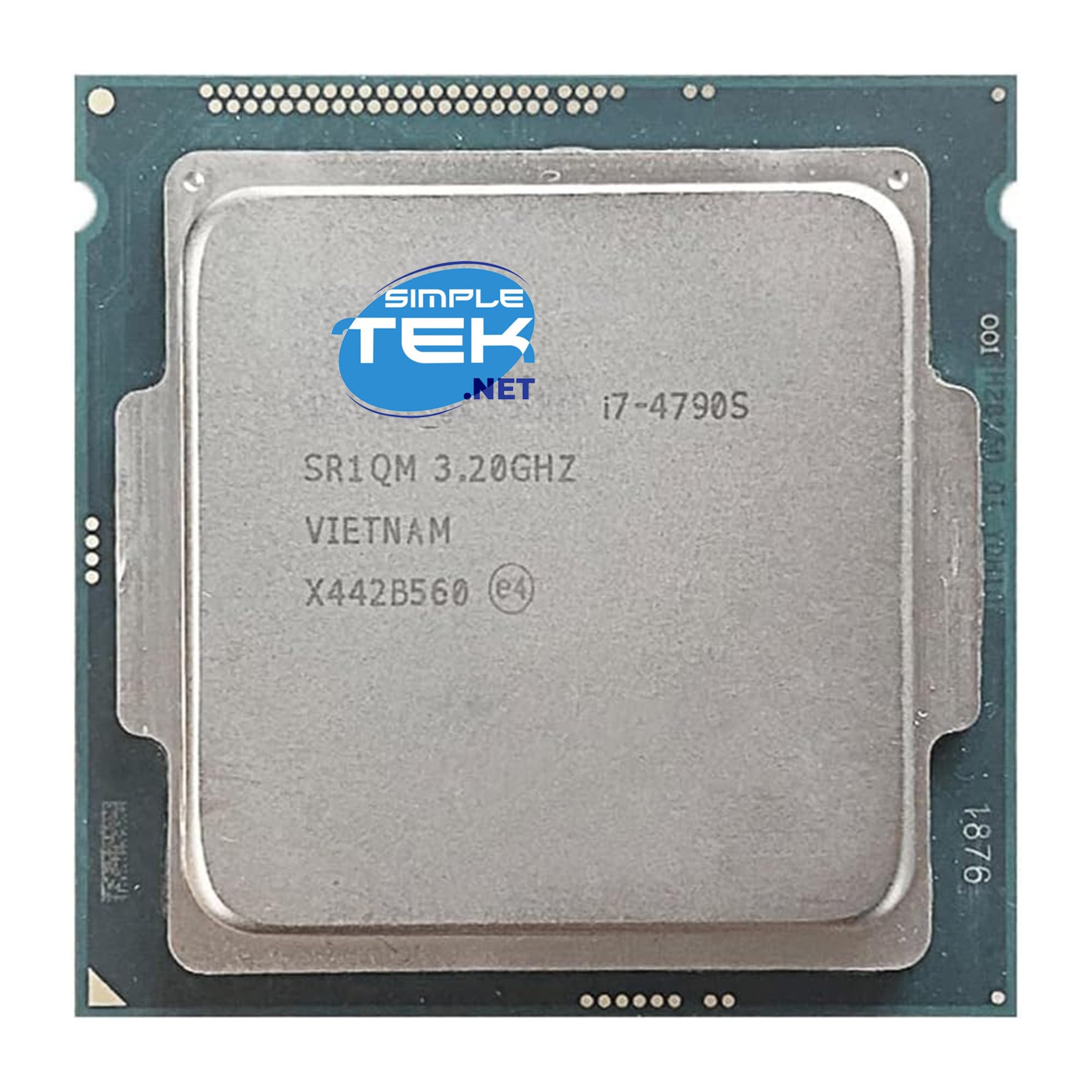 SIMPLETEK Procesor Core i7-4790S 4. generacji LGA 1150, 4-rdzeniowy/8-nici, 3,20 → 4,00 GHz, TDP 65 W + radiator (odnowiony)