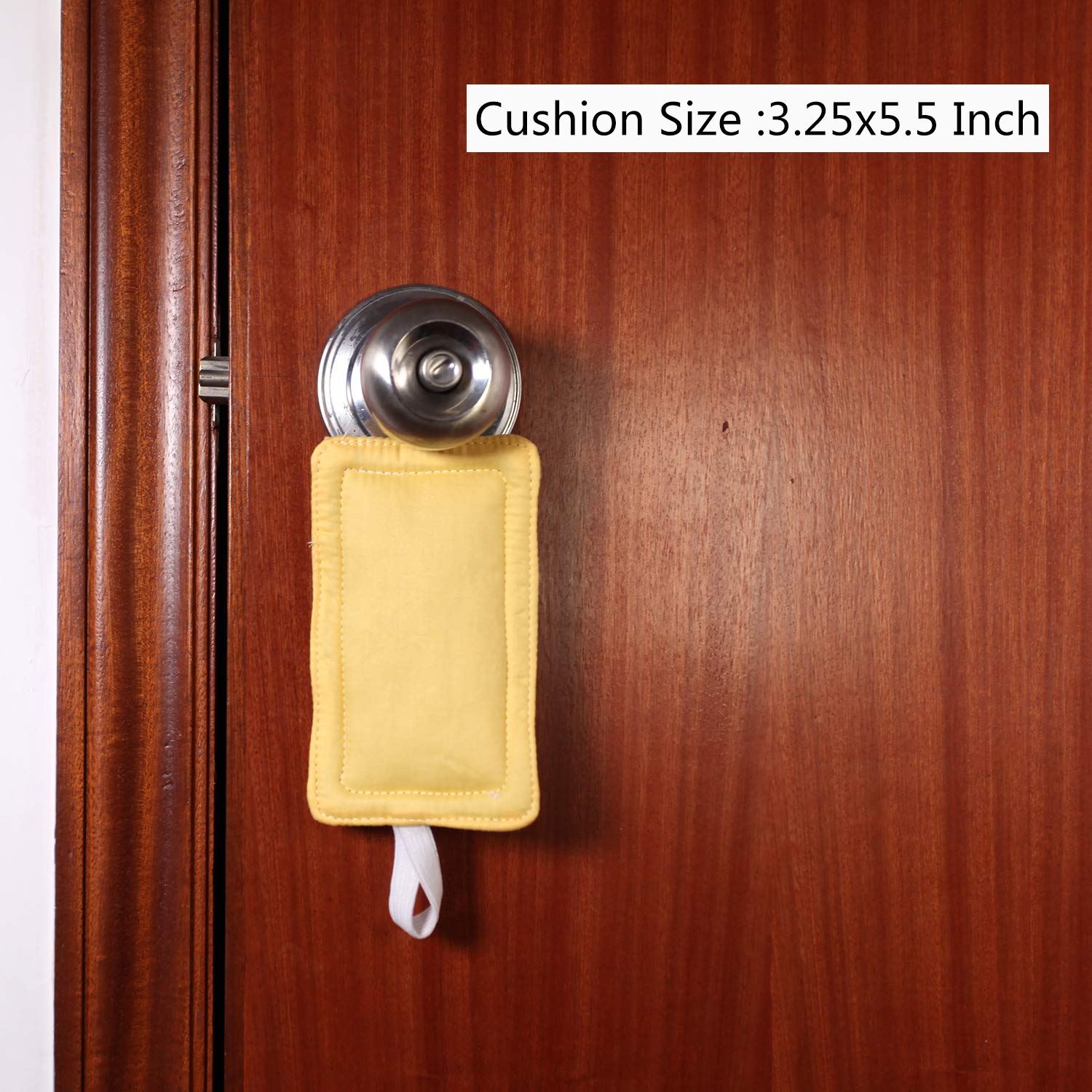 Silenciador de puerta para puerta de guardería, silenciador de puerta, paquete de 3 unidades para reducir el ruido, puertas silenciosas, seguridad para bebés y niños pequeños, 3.25 x 5.5 pulgadas